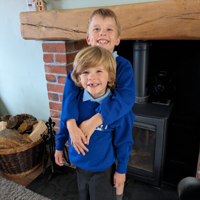 Dylan and Finley Featherstone